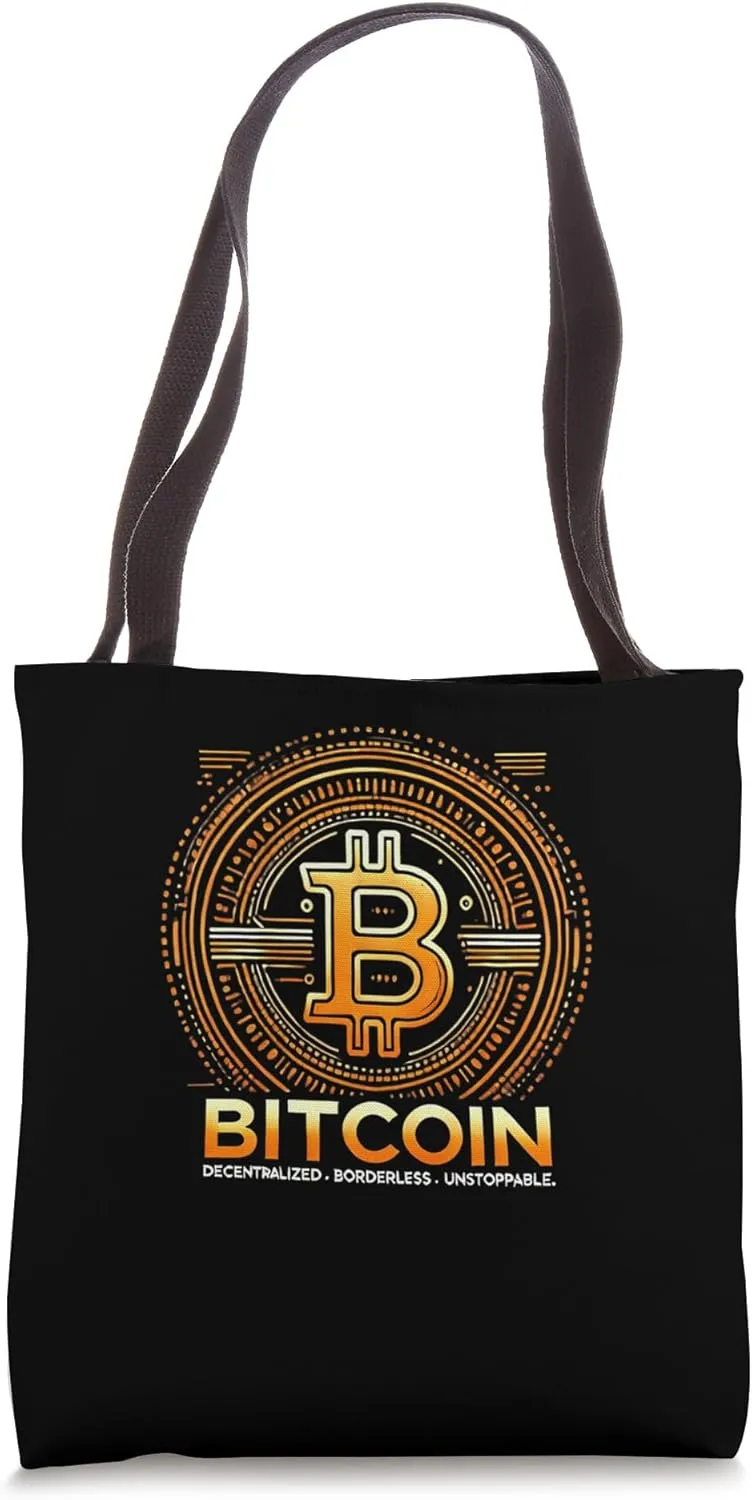 Bitcoin Reserve Mining Bitcoins Nakamoto HODL Fiat Bitcoin Tote Bag