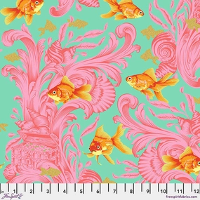 BLOSSOM, Treading Water from Metallic Besties by Tula Pink