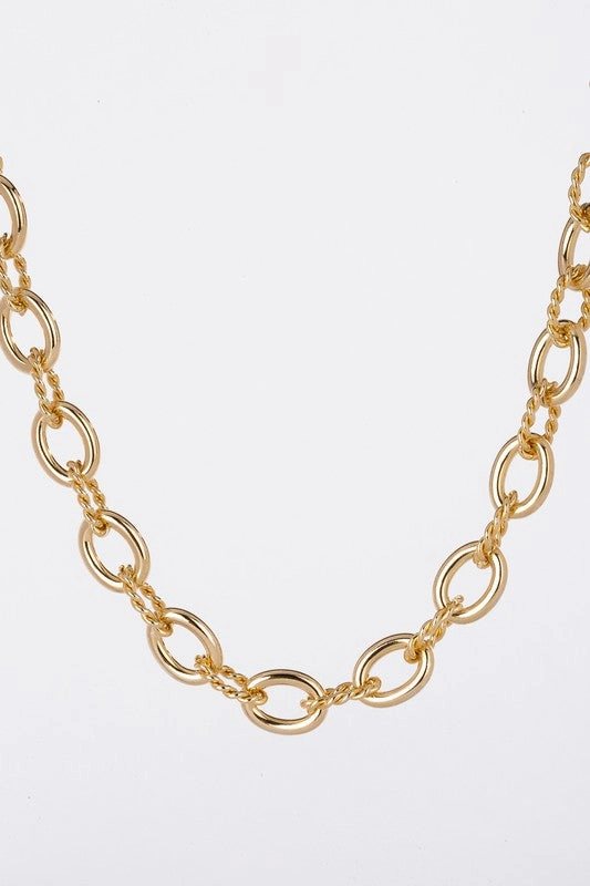 Bold chain necklace - Gold