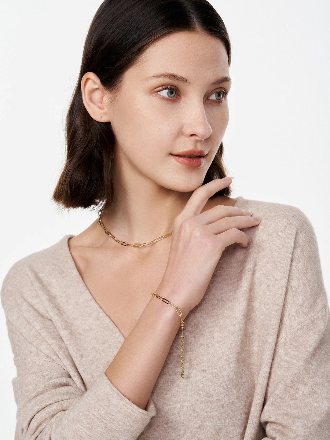 Bold Paperclip Necklace
