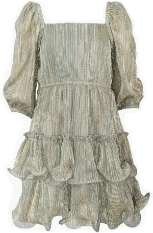 Bonnie Jean Girls 4-16 Metallic Ombre Boudre Special Occasion Dress