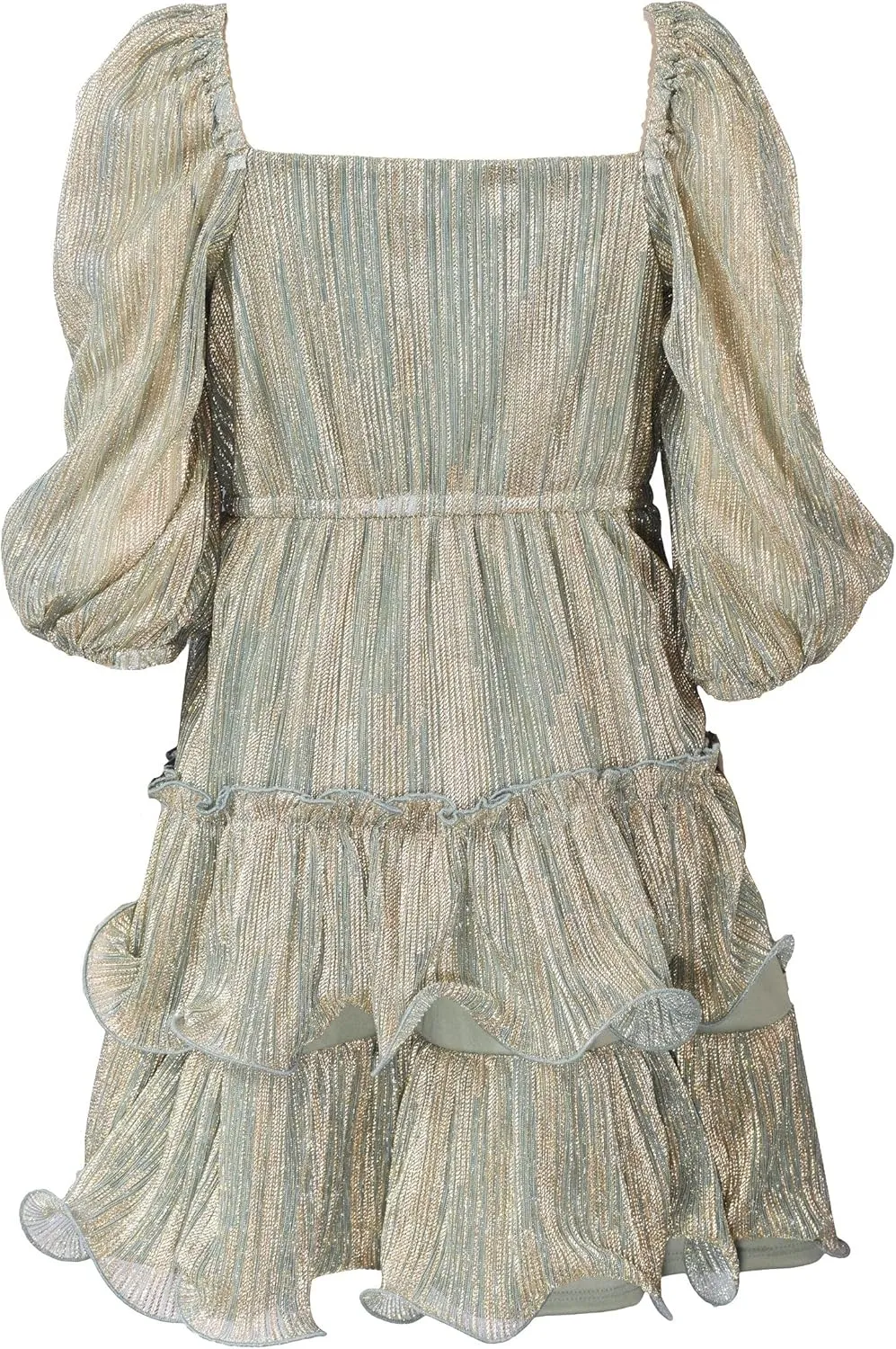 Bonnie Jean Girls 4-16 Metallic Ombre Boudre Special Occasion Dress