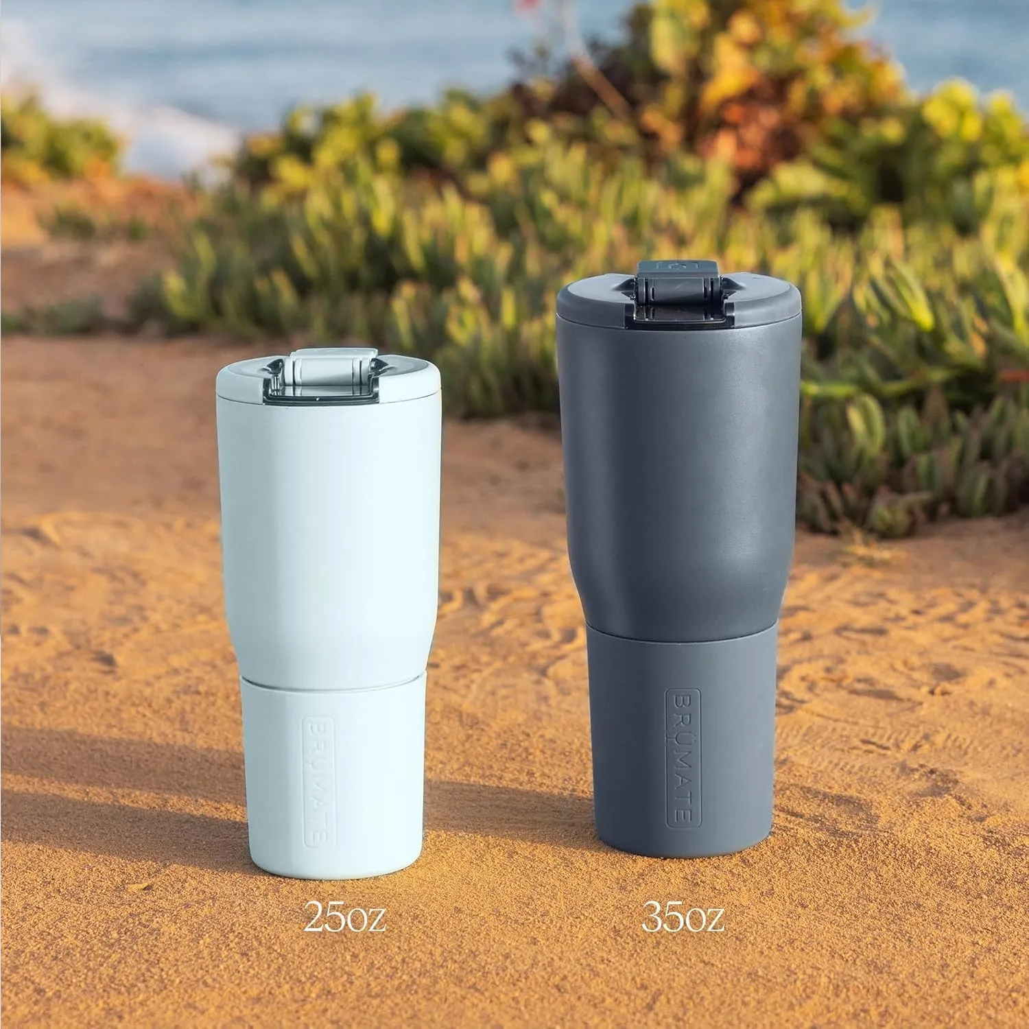 BrüMate Nav 25oz 100% Leak Proof Insulated Travel Tumbler with Magnetic BevLock™ Lid - Double Wall Cup-Holder Friendly Stainless Steel Mug (Capri Floral)