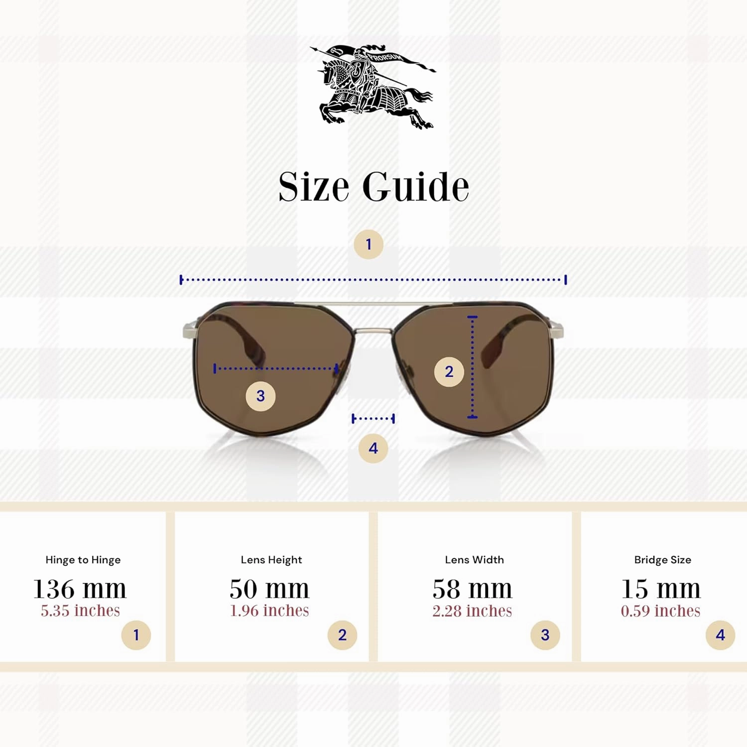 BURBERRY Ozwald BE3139 Hexagonal Sunglasses for Men   BUNDLE With Designer iWear Eyewear Kit