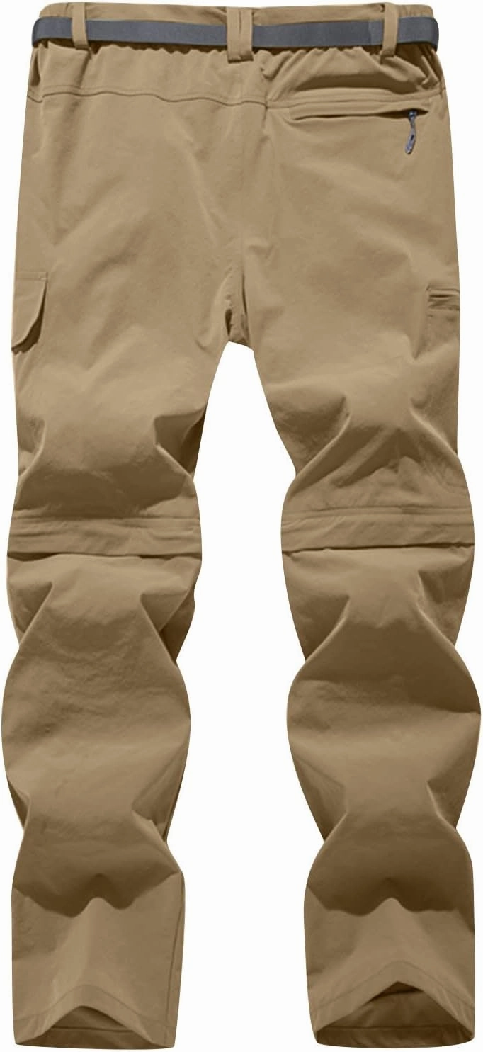 Cambkatl Mens Hiking Pants Outdoor Convertible Waterproof Quick Dry Zip Off Lightweight Fishing Safari Camping Travel Pants