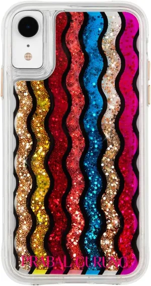 Case-Mate - iPhone XR - Prabal Gurung - Waterfall - Rainbow - Gold (CM041378)