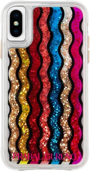 CASE-MATE - iPhone Xs Max - Prabal Gurung - Waterfall - Rainbow - Gold