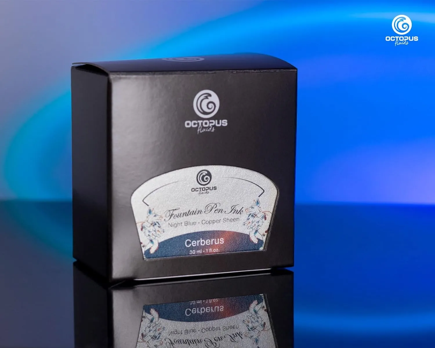Cerberus Sheen Ink 30ml Blue Fountain Pen Ink