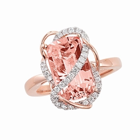 Champagne Sapphire Ring