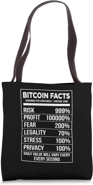 Check me Mining Bitcoins Nakamoto HODL Fiat facts Bitcoin Tote Bag