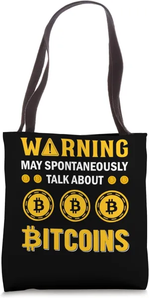 Check me Mining Bitcoins Nakamoto HODL Fiat money Bitcoin Tote Bag