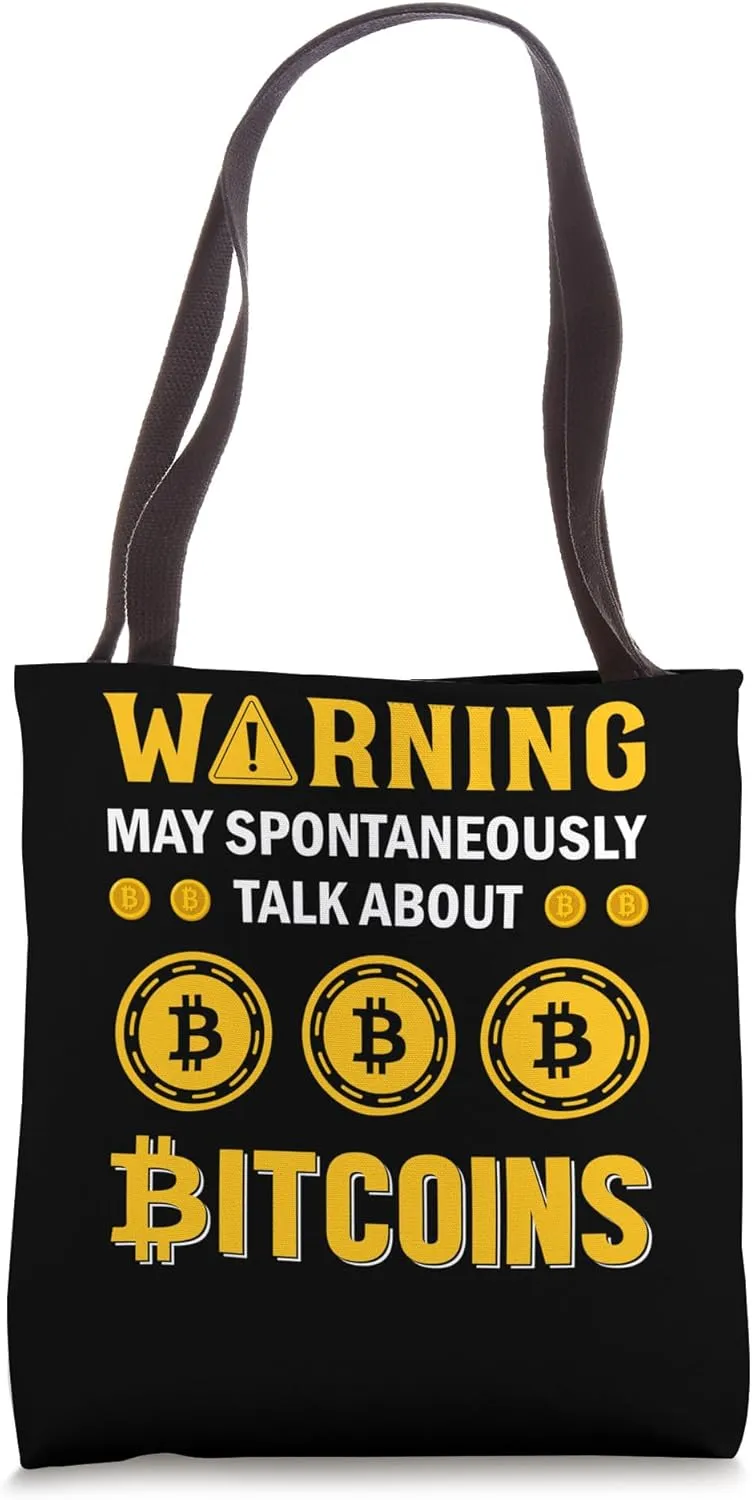Check me Mining Bitcoins Nakamoto HODL Fiat money Bitcoin Tote Bag
