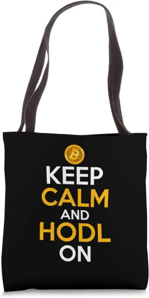 Check me Mining Bitcoins Nakamoto keep calm and HODL Bitcoin Tote Bag