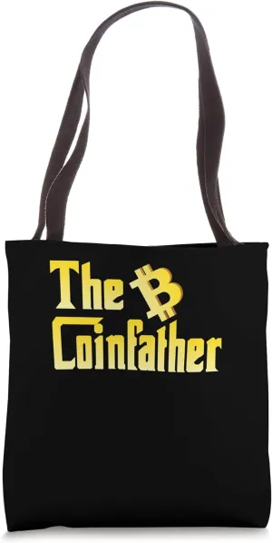 Check me Mining Bitcoins Nakamoto the coinfather Bitcoin Tote Bag