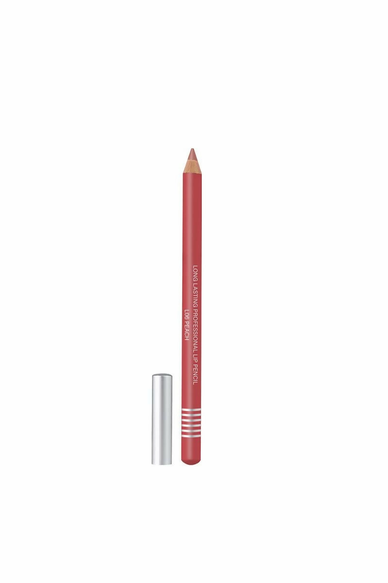 Colors Queen Waterproof & Non Transfer Lip Liner Pencil (Peach)
