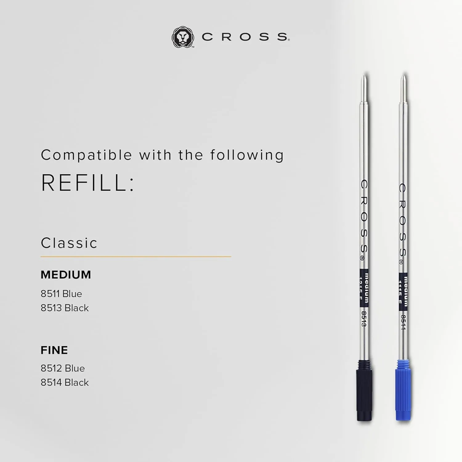 Cross Townsend Refillable Ballpoint Pen Presented in a Luxury Gift Box - Medium Point, Black Ink, Black & Gold