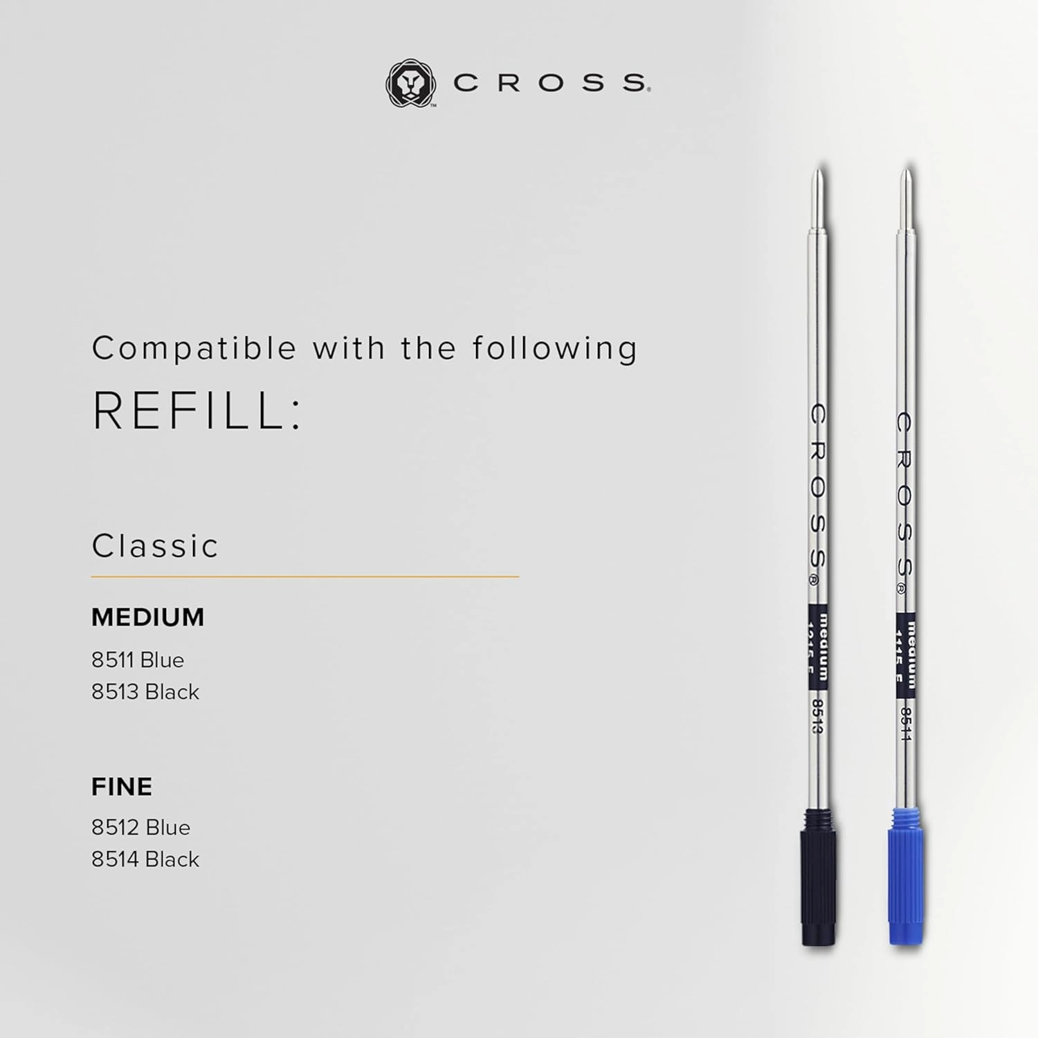Cross Century II Refillable Ballpoint Pen Presented in a Luxury Gift Box - Medium Point, Black Ink, Translucent Cobalt Blue & Rose Gold