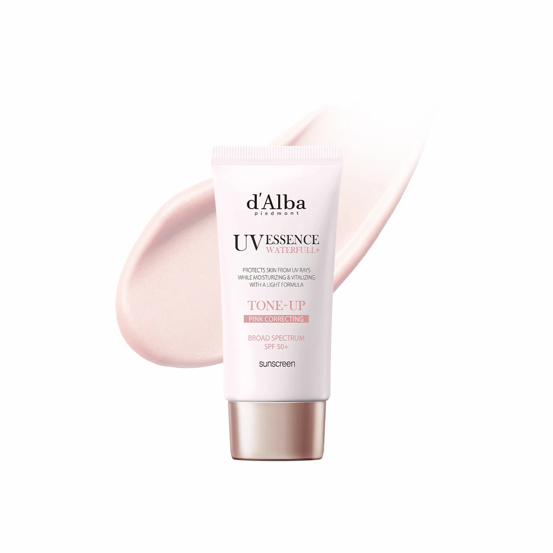 d'alba UV Essence Waterfull Tone Up PinkCorrecting Sun Cream Spf50  PA    
