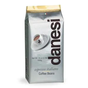 Danesi Caffe Italian Whole Coffee Beans - Espresso Coffee Beans and Medium Roast Whole Bean - Perfect for Espresso Machines, French Press, and Home Brewing - Gold (2.2 lb)