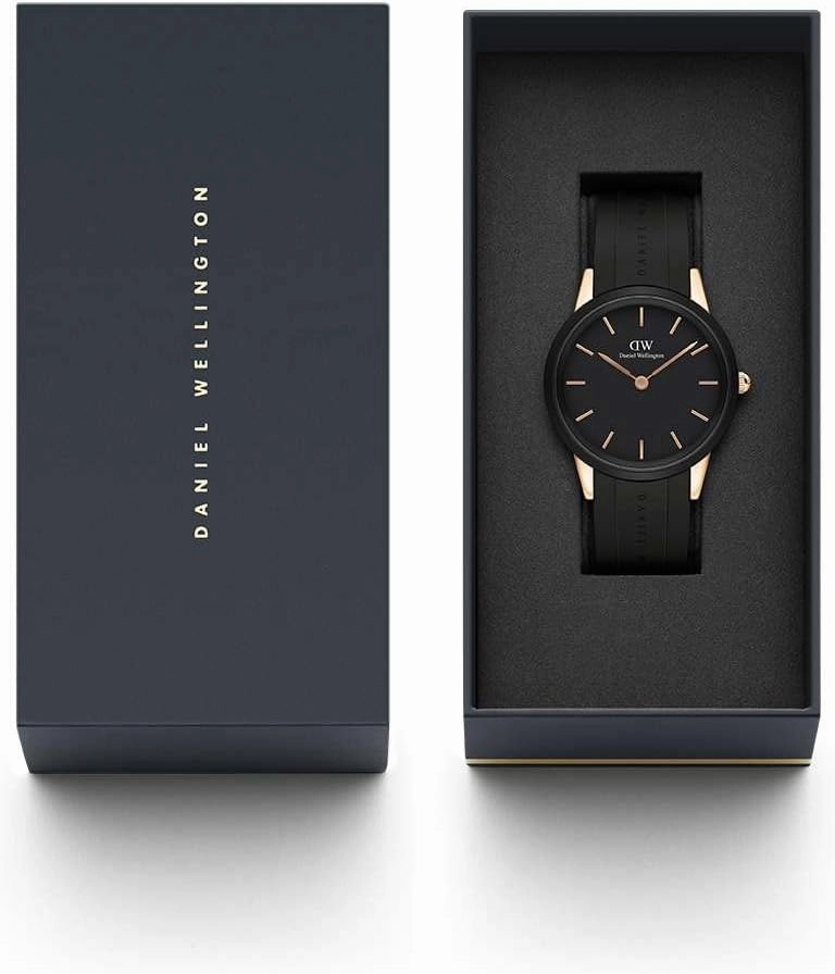 Daniel Wellington Iconic Watch Rose Gold Rubber