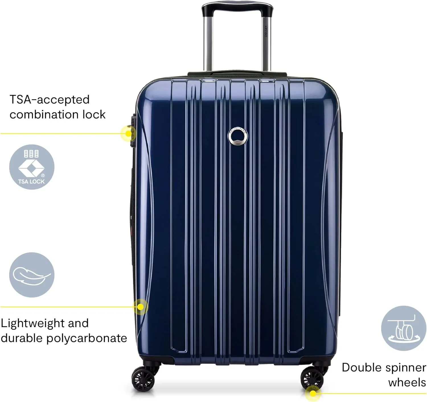 DELSEY Paris Carry-On Domestic, Peony Pink