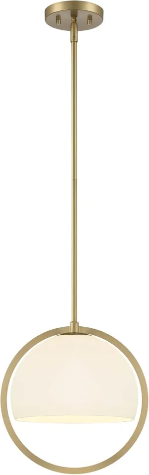 DESIGNERS FOUNTAIN Eterna 1 Light Pendant, Brushed Gold, D274M-12P-BG