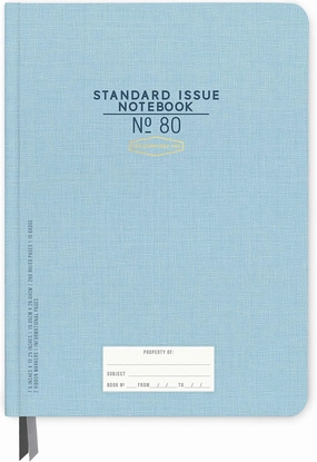 DesignWorks Ink Standard Issue Notebook No. 80 (7.5" x 10.25"), Blue