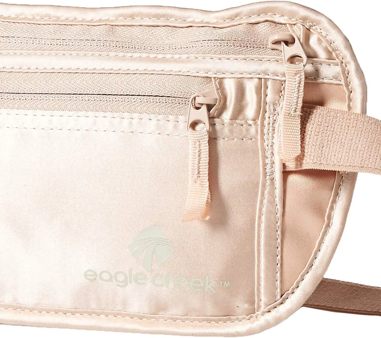 Eagle Creek Silk Undercover Money Belt - Travel Essentials Belt Bag Made with Breathable, Washable Silk, with Sweat-Resistant Coating, Rose
