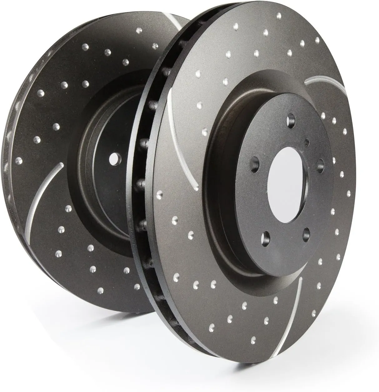 EBC Brakes GD7462 3GD Series Dimpled and Slotted Sport Rotor, Metallic