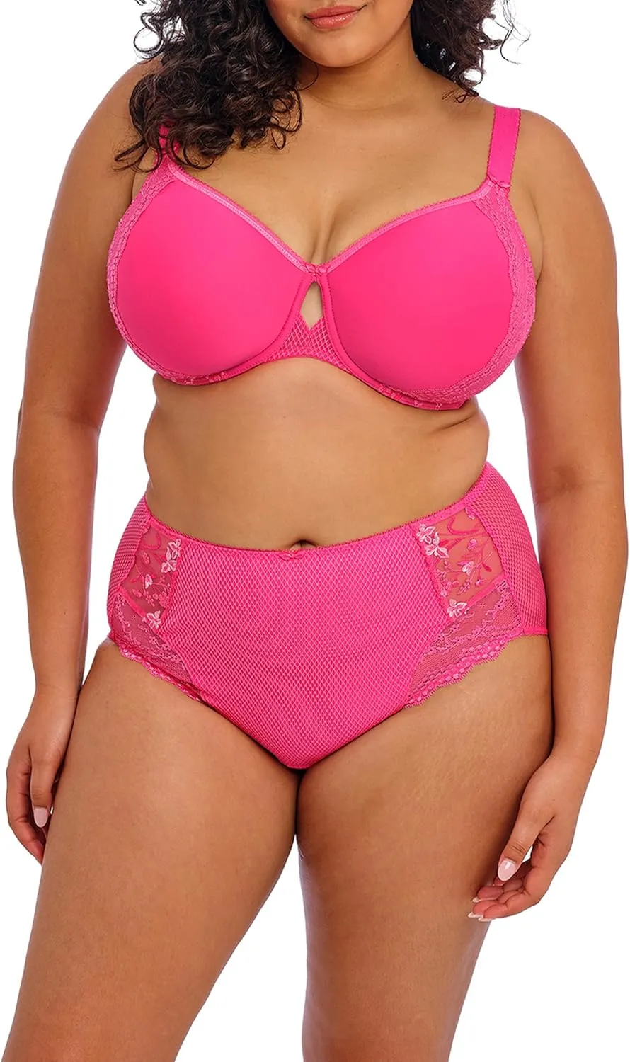 Elomi Women's Charley Full Coverage Brief, Pink, XL