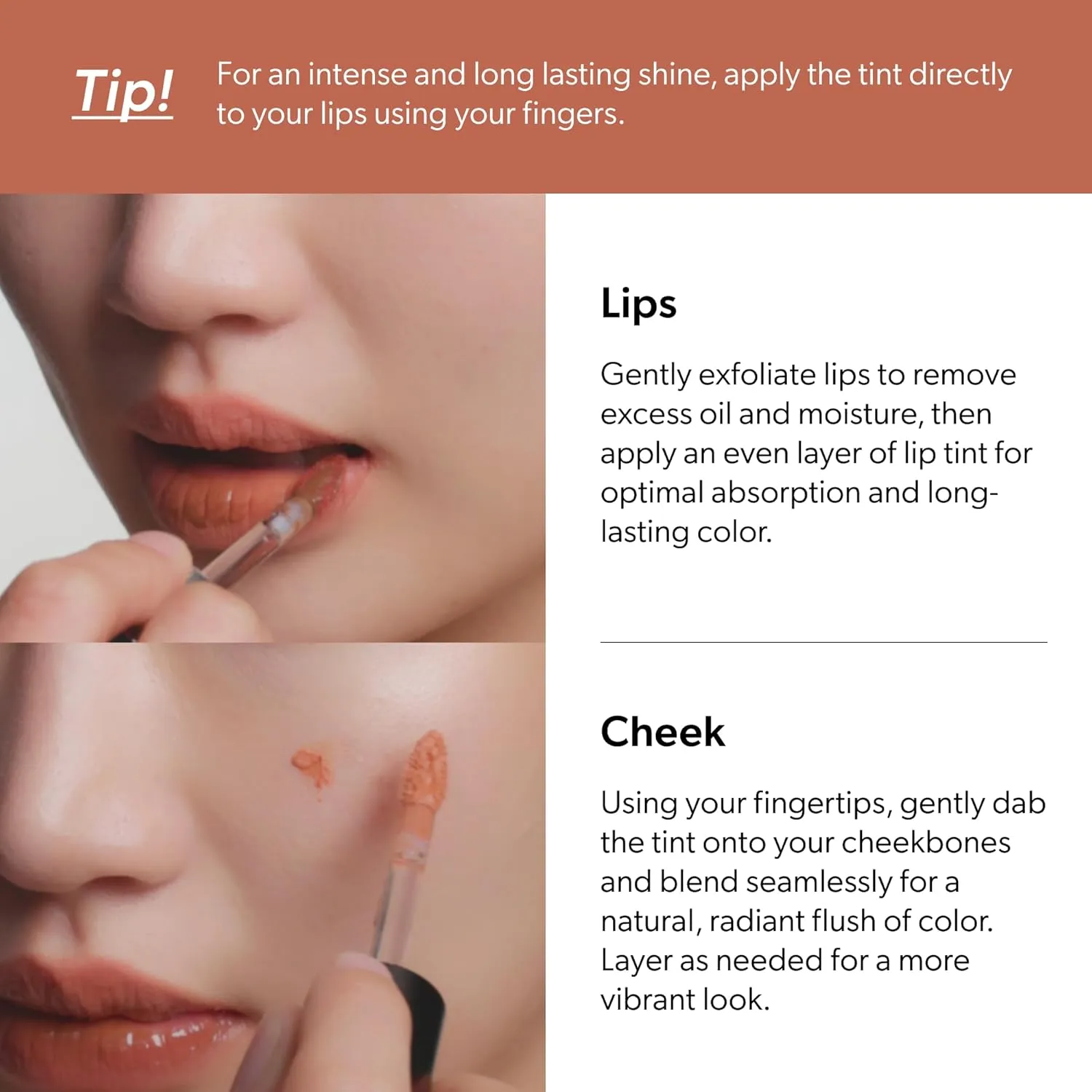 ENTROPY Makeup 2-in-1 Charm Shiny Glowy Lip & Cheek Gloss Tint Keychain, High Pigment Glossy Lip Color & Plumping Gloss, C3 Ruby Charm
