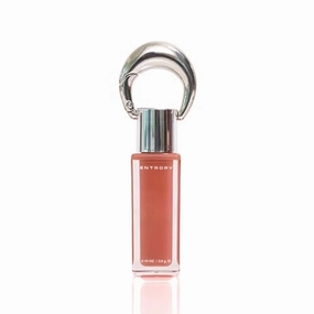 ENTROPY Makeup 2-in-1 Charm Shiny Glowy Lip & Cheek Gloss Tint Keychain, High Pigment Long Lasting Lip Color & Plumping Gloss, C2 Water Rose Charm