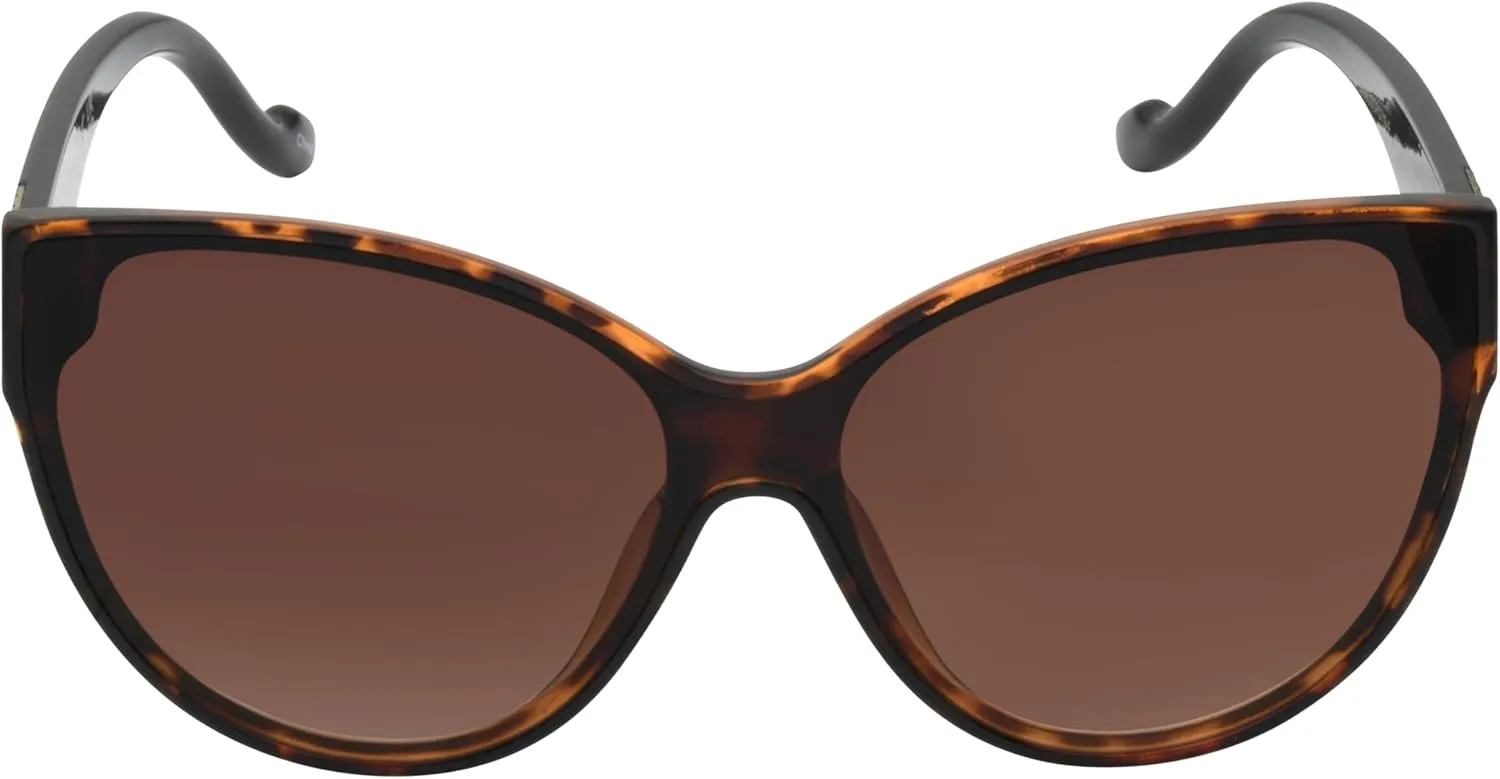 essica Simpson Women's J6214 Oversized Cat Eye Square Sunglasses