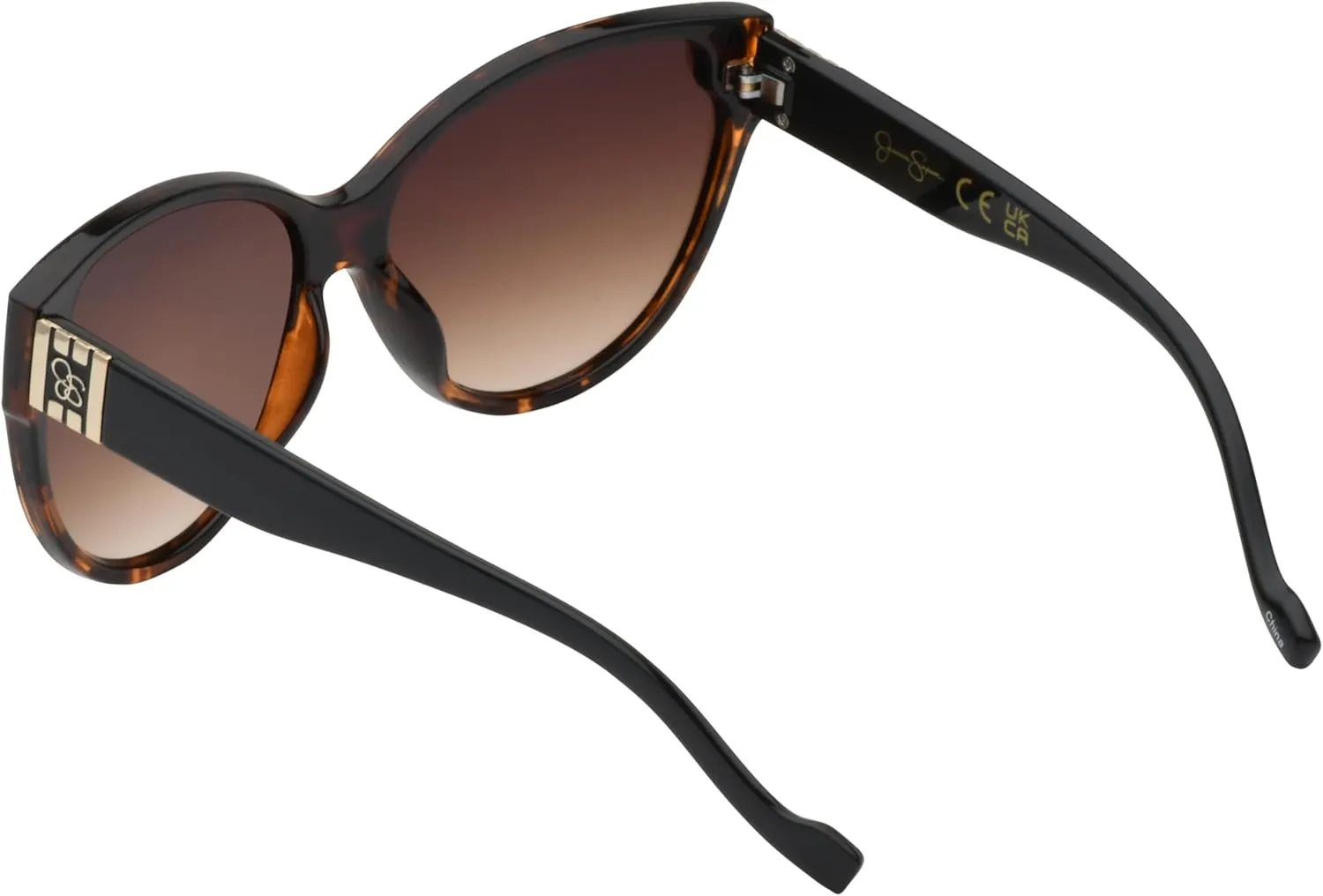 essica Simpson Women's J6214 Oversized Cat Eye Square Sunglasses