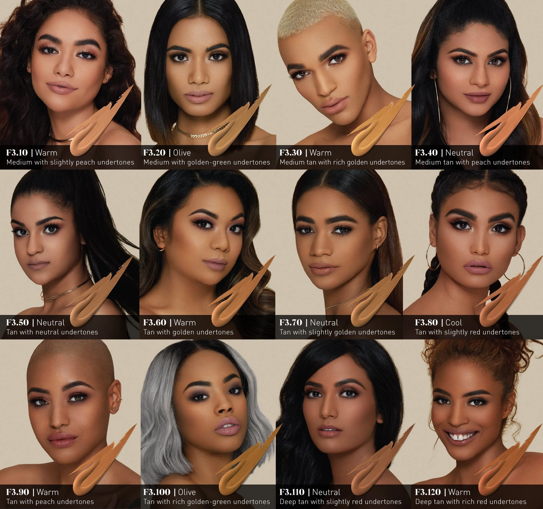 F3.110 - FLUIDITY FOUNDATION Extensive catalog Risk-free FULL-COVERAGE