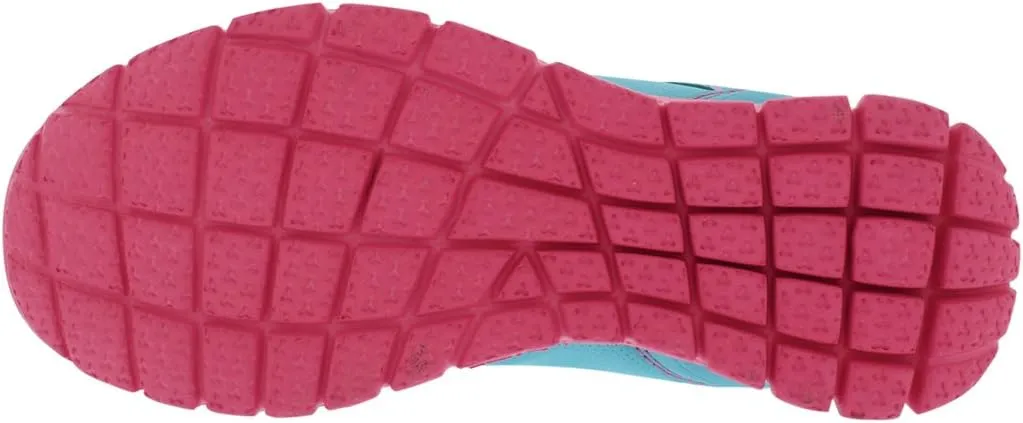 Fila Girls' Speed Runner Skate Shoe, Pink Glo/Safety Yellow/Metallic Silver