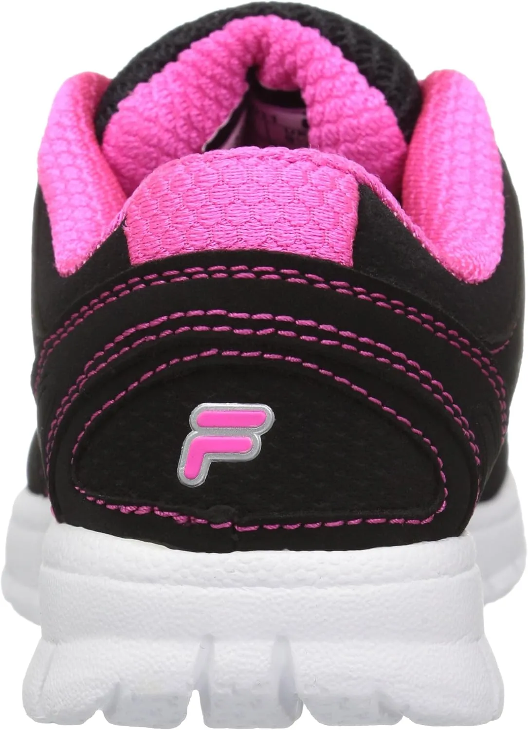 Fila Girls' Speed Runner Skate Shoe, Pink Glo/Safety Yellow/Metallic Silver