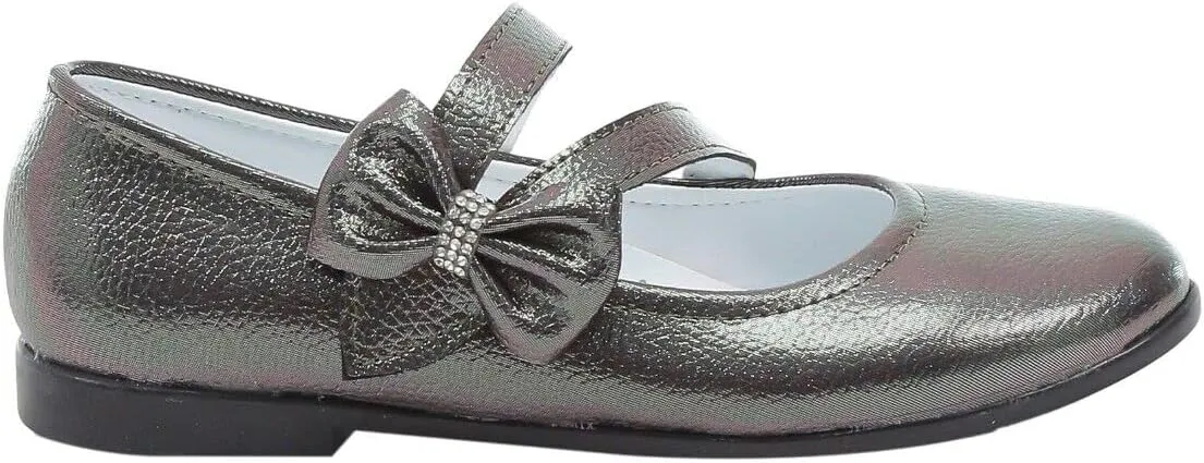 Flower Girls Mary Janes Dress Shoes Flat Birthday Wedding Footwear