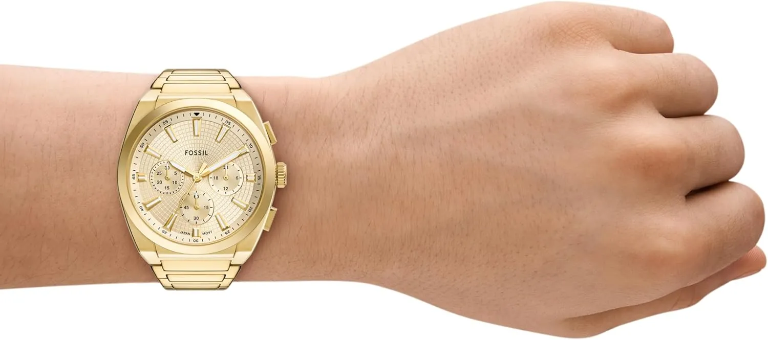 Fossil Men's Everett Quartz Stainless Steel Three-Hand Watch