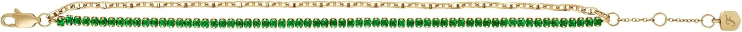 Fossil Women's Stainless Steel Gold-Tone Beaded Bracelet