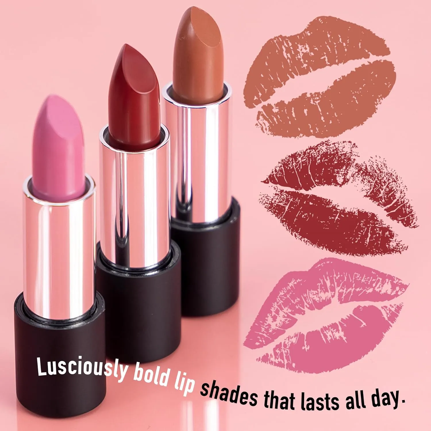 Frankie Rose Long Lasting Lipstick for Women | Smudge Proof Lipstick Enriched with Jojoba Oil | Buildable Lip Colors, Suitable For All Skin Tones | Cruelty-Free Lip Makeup | Cabernet