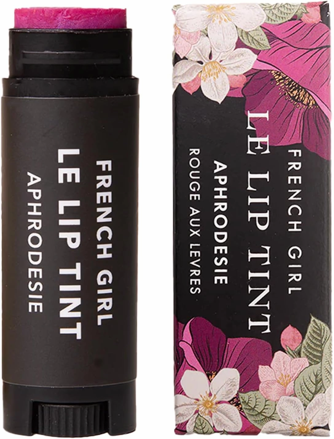 French Girl Le Lip Tint - Moisturizing & Hydrating Lip Balm for Sheer, Buildable Coverage & Shine, Clean Formula, Organic Ingredients, Vegan & Cruelty-Free - Aphrodesie