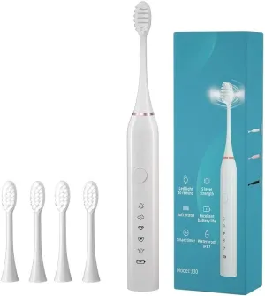 Fully Automatic ultrasonic Electric Toothbrush Soft Bristle Waterproof Rechargeable Model