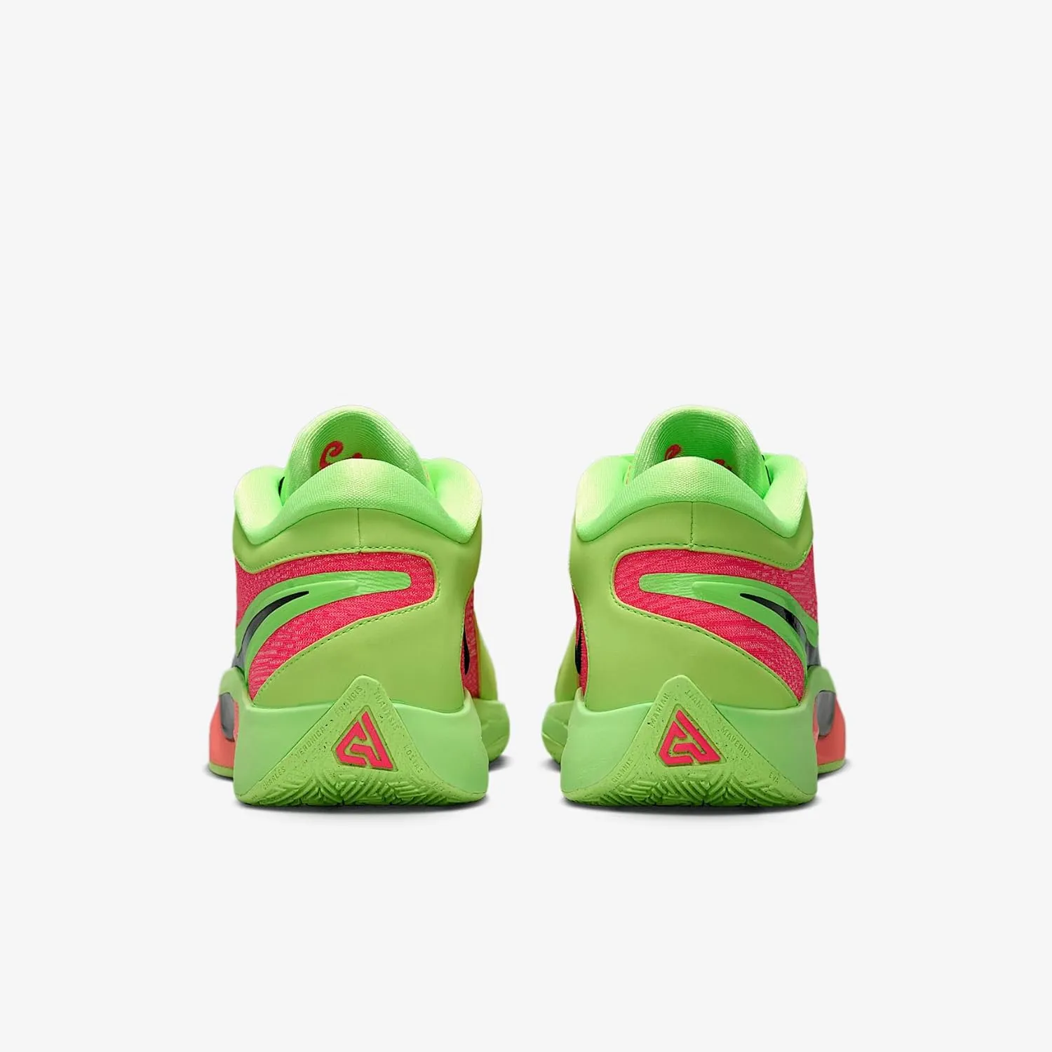 Giannis Freak 6 Basketball Shoes (HJ9109-300, Lime Blast/Hyper Pink/Pure Platinum/Metallic Silver)