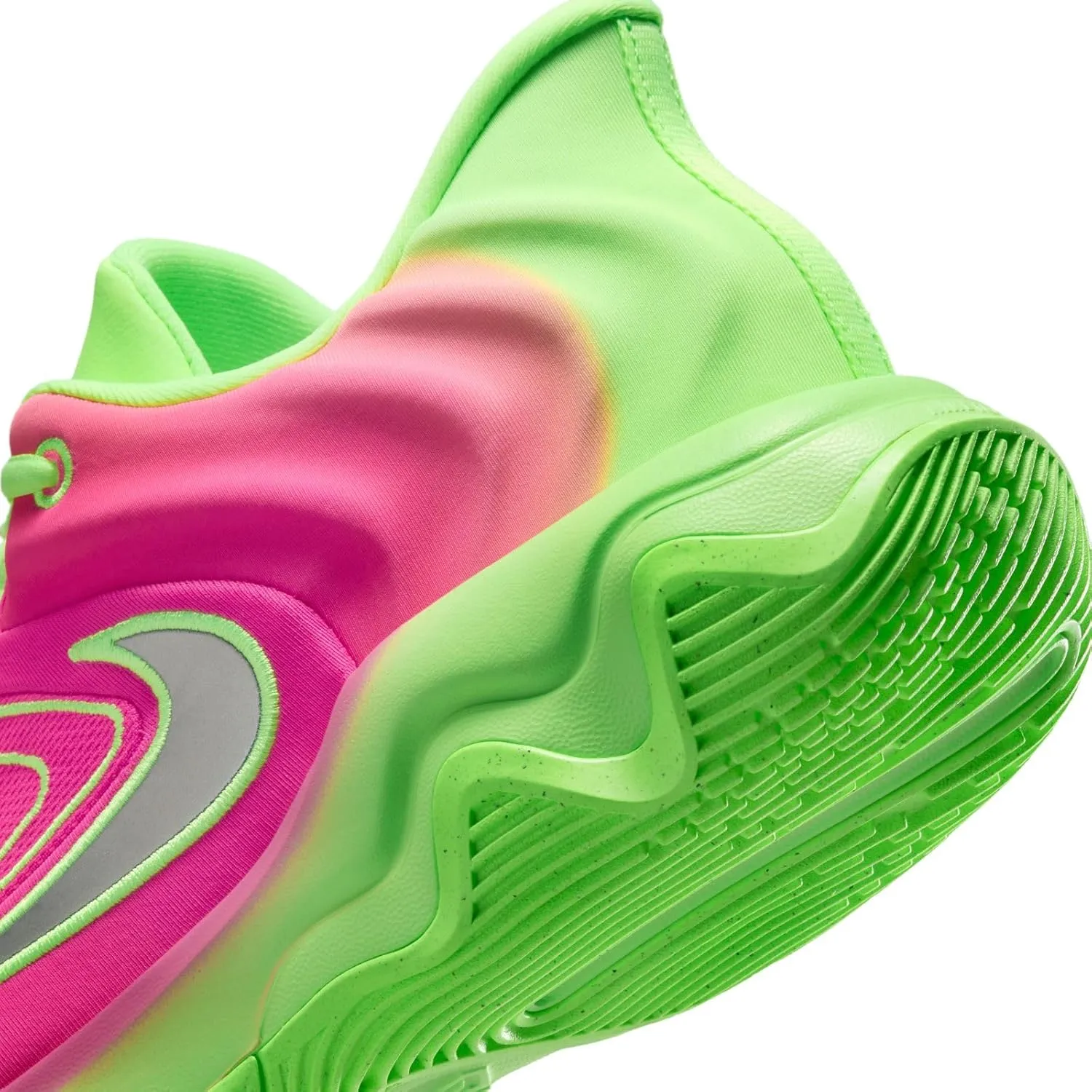 Giannis Immortality 4 Basketball Shoes (FQ3680-303, Lime Blast/Hyper Pink/Pure Platinum/Metallic Silver)