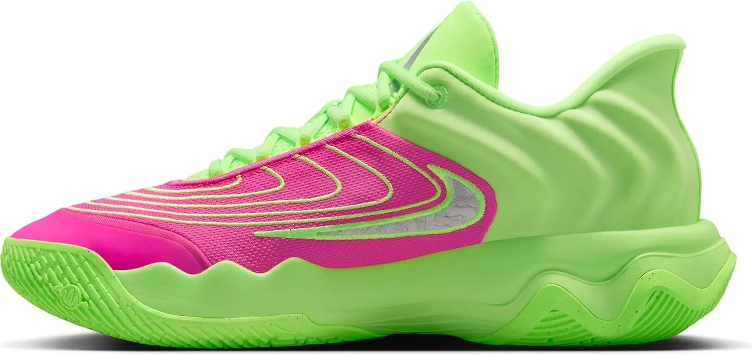 Giannis Immortality 4 Basketball Shoes (FQ3680-303, Lime Blast/Hyper Pink/Pure Platinum/Metallic Silver)