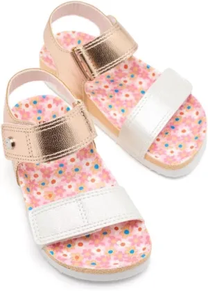 GIOSEPPO Girl's Slide Flip-Flop, Gold, 8 us
