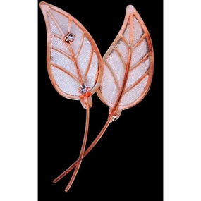 GLEAMING LEAVES/ ROSE GOLD/ 2 ASST.