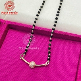 Gleaming Rose Gold Mangalsutra