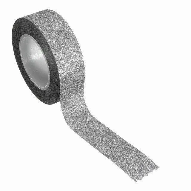 Glitter Tape Silver